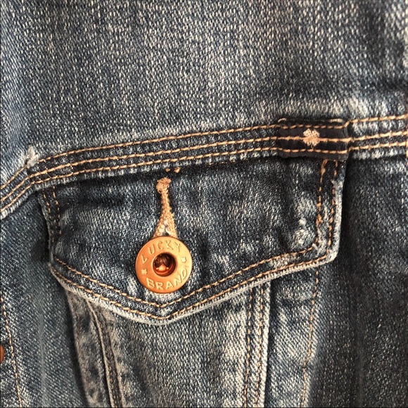 Lucky Brand Jean Jacket Medium - Picture 5 of 5